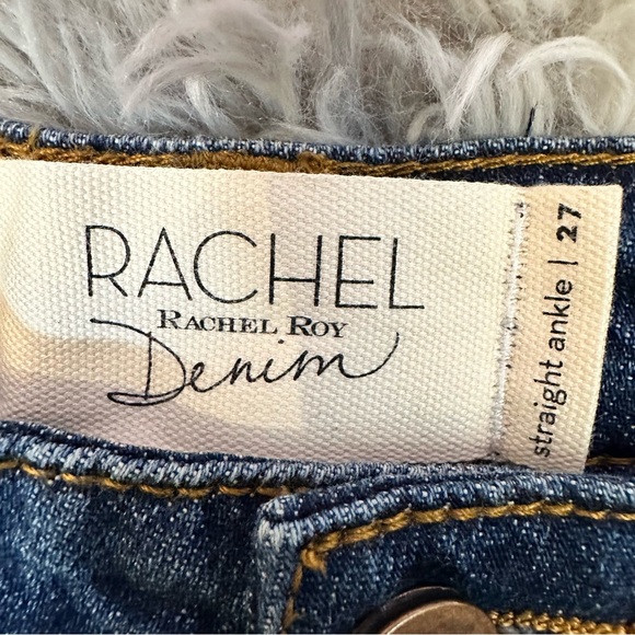 Rachel Roy Blue Ankle Cropped Jeans - Picture 4 of 5